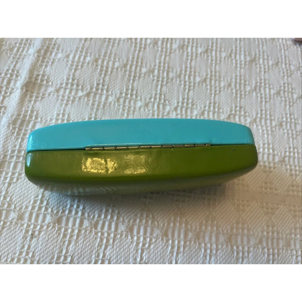 Kate Spade New York Sunglasses Hard Case Teal And Green *READ*